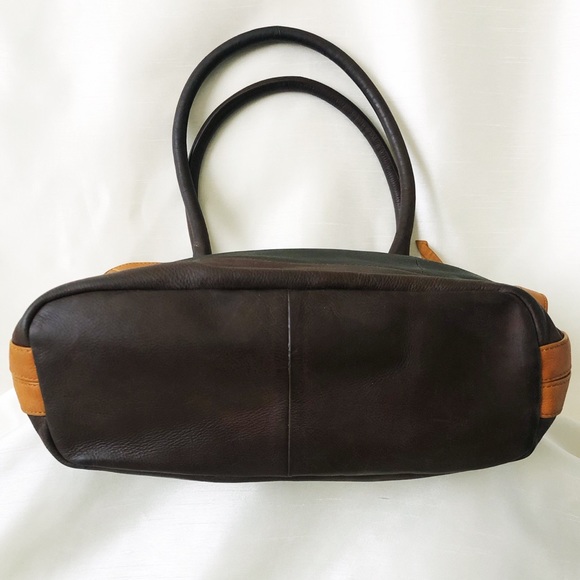 Rare Genuine Leather Tri-Colored Perlina Handbag - Picture 8 of 8